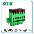 3.81mm Spring Clamp Electric Plug in Terminal Block For Server Site