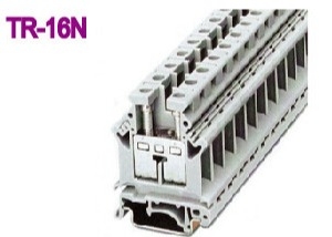 رمادي 12.2 مم عرض 101A Din السكك الحديدية كتل 800V 25mm2 نحاس