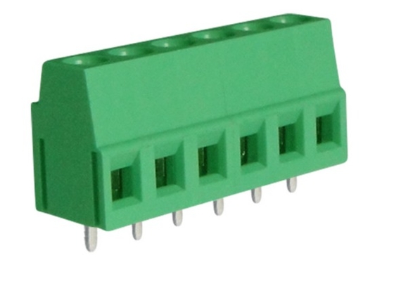 سطح واحد 300V 10A PCB Terminal Block M3 2-24 أقطاب 5.08mm الملعب