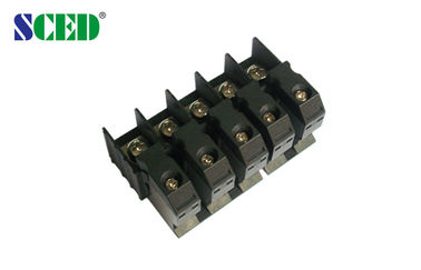 تغذية من خلال لوحة جبل محطة كتلة موصل الملعب 15.0mm، 2P - 12P 600V 90A