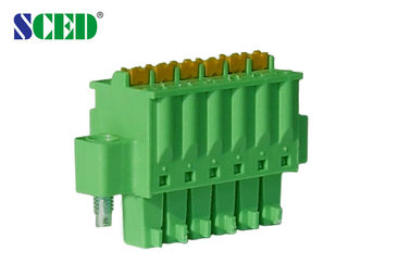 الأخضر 2P - 20P للتوصيل الطرفية كتل، الملعب 3.50mm المكونات في كتل المحطة الطرفية