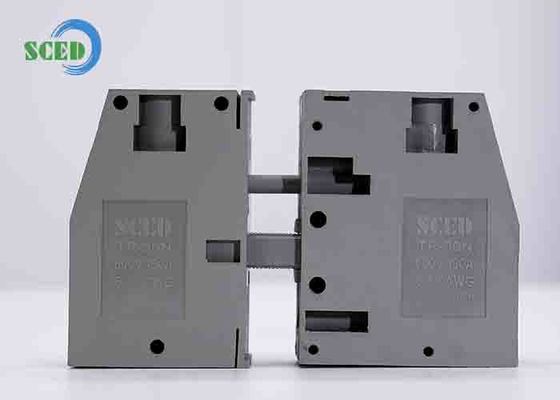 600V Voltage Feed-through Terminal Block 12.2mm Width for Industrial Applications