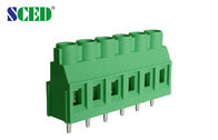 اللون الأخضر M3 برغي 9.52mm PCB Terminal Block 300V 30A 2-16 Poles