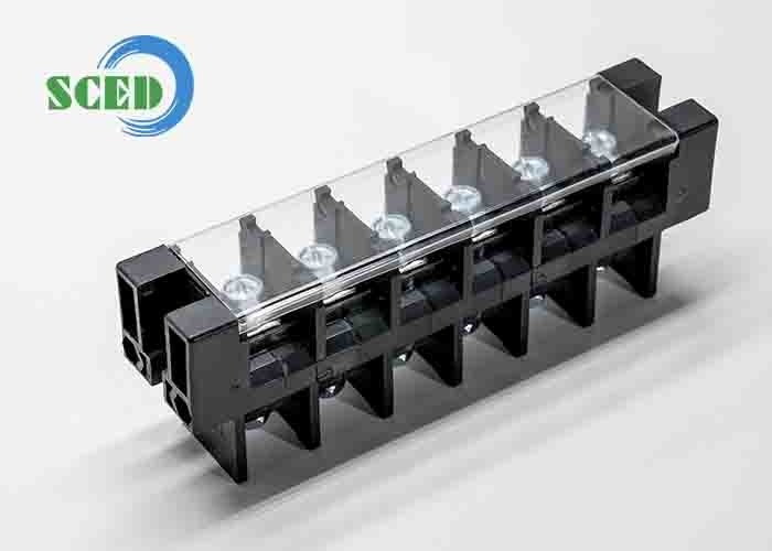 101A 21.0mm PBT التجويف 600V إدخال من خلال كتلة الطرف مع غطاء بلاستيكي