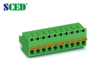 كتل النحاس الكهربائية الإسكان البلاستيك الملعب 5.08mm 300V 18A