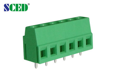 5.08mm الملعب PCB كتلة المحطة 300V 10A M3 2-24 أقطاب اللون الأخضر