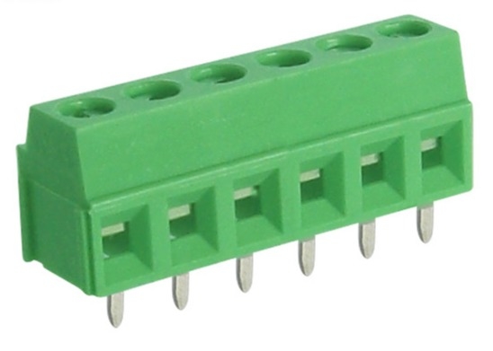 SCED الأحمر PCB كتلة المحطة مع AC2000V / دقيقة تحمل الجهد