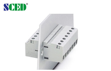 600V 65A الملعب 10.1mm تغذية من خلال محطة كتلة موصل، سطح واحد 2P-24P