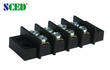 مستويات مزدوجة 9.525mm حاجز محطة كتلة، 300V 20A كتل المحطة الطرفية الكهربائية