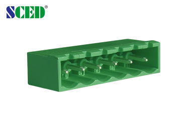 ذكر رأس بب المكونات في كتل المحطة الطرفية موصل الملعب 5.08mm، 300V 18A، 2P - 24P