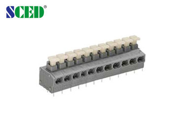 5.00mm الملعب بب الربيع كتل المحطة الطرفية، 300V 10A 2P - 24P محطات سكريوليس كتلة