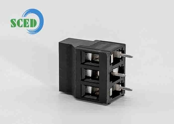 النحاس PA66 بلوك محطة PCB 5.08mm 300V 10A لتحويل التردد