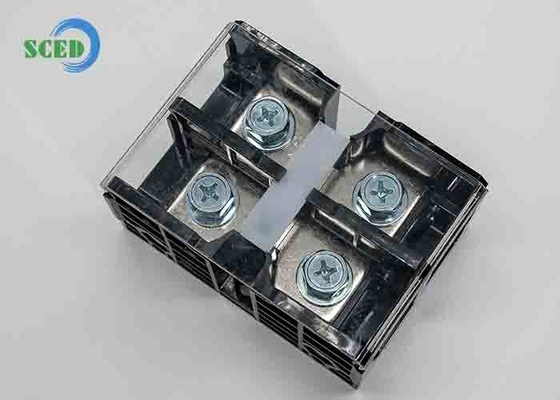 أسود التيار العالي لجهاز الكمبيوتر محطة الحاجز الكهربائي 31.00mm 600V 200A للنقل بالسكك الحديدية
