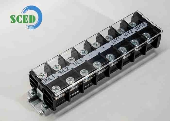 600V 101A الأسود 2-20AWG PCB بلوك محطة التيار العالي لموقع الخادم