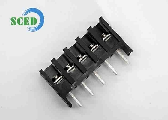 الحاجز الأسود الحاجز النهائي الحاجز 2-18P 300 فولت 20A الطول 10.00mm PBT النحاس 9-10mm