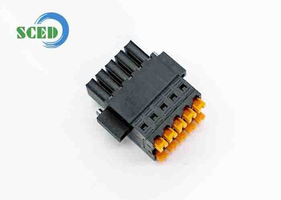2-24 الاتصالات Din Rail Terminal Block مصنوعة من برونز الفوسفور الصلب لأداء طويل الأمد