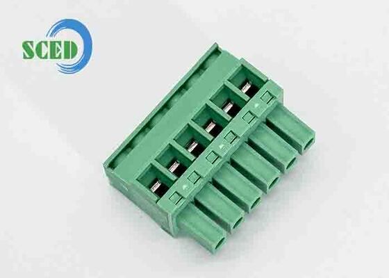 12-24 AWG بلوك محطة قابلة للشحن مع الجهد المسموح به والمقاومة العازلة العالية لربط PCB