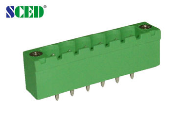 التوصيل - في محطة كتلة ذكر مآخذ الملعب 5.08mm رأس 300V 18A 2 - 22P