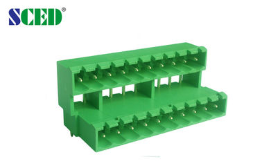المكونات في محطة كتلة رأس 2 × 2P - 24 × 2P ذكر مآخذ الملعب 5.08 مم 300V 18A