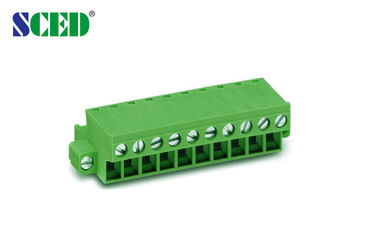 سد العجز في الملعب 5.08mm المكونات في محطة كتلة 300V 18A 2P - 22P أنثى