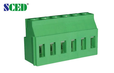 عمودي سلك مدخل 5.08mm 10A بب محطة كتلة تكويم نوع الأخضر