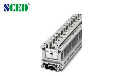 عرض المحطة الطرفية 12.2mm الدين السكك الحديدية كتل الطرفية 600V 85A أوغ 22 - 4